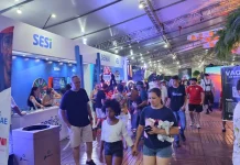 Expositores e visitantes destacam estrutura na ExpoCaçador Expositores e visitantes destacam estrutura na Expo Caçador