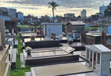 Cemitério Municipal de Caçador fechado para desinsetização Cemitério Municipal de Caçador fechado para desinsetização