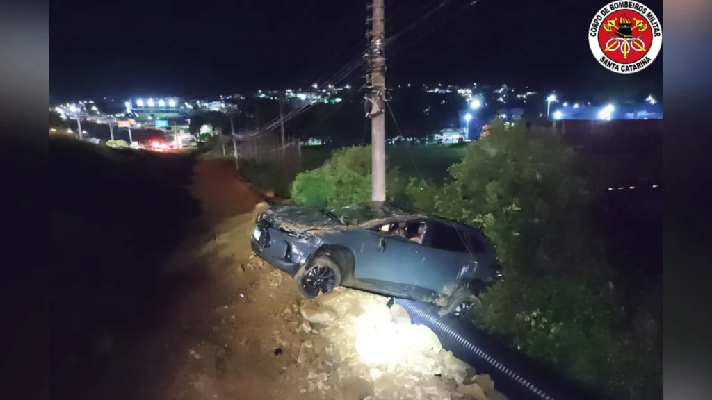 Motociclista tem suspeita de trauma craniano em acidente