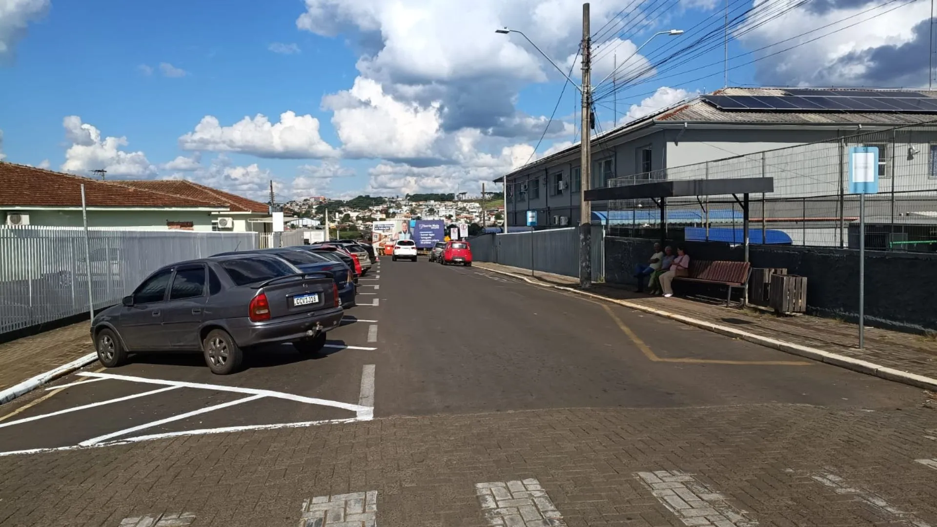 Rua Olavo Bilac em Caçador tem mudanças para ampliar vagas