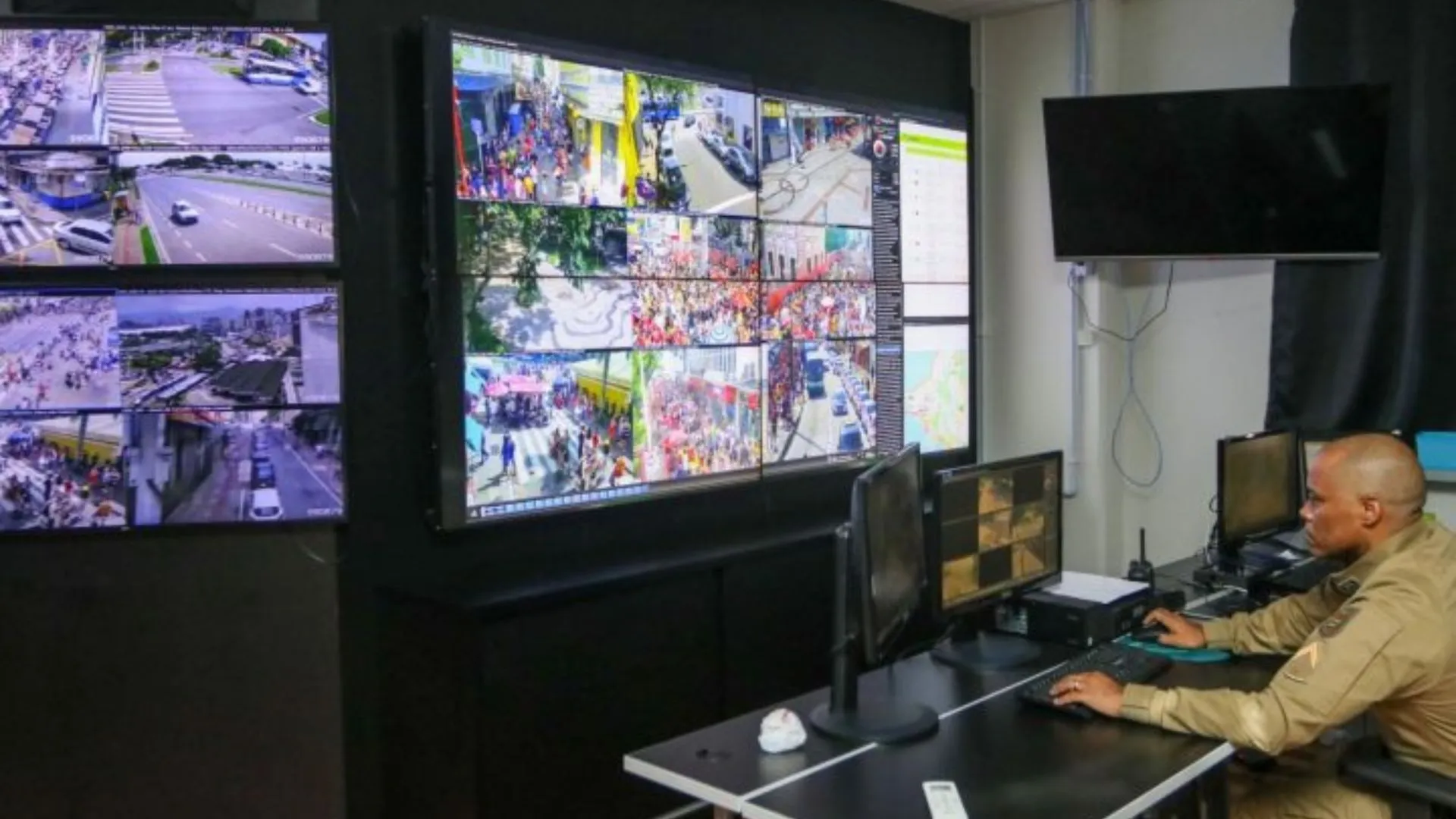 SC implanta sala de controle para integrar segurança