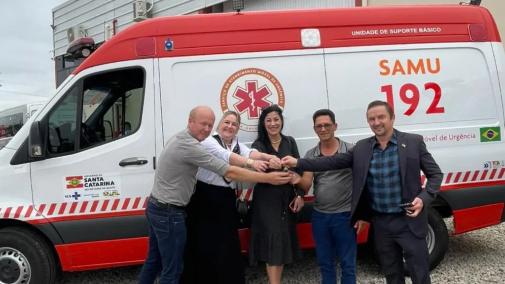 Timbó Grande recebe unidade do Samu