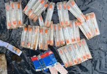 Descarte irregular de seringas é identificado pela Eco Barreira