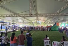 Parque Azul supera expectativas e emociona com laço inclusivo Parque Azul supera expectativas e emociona com laço inclusivo