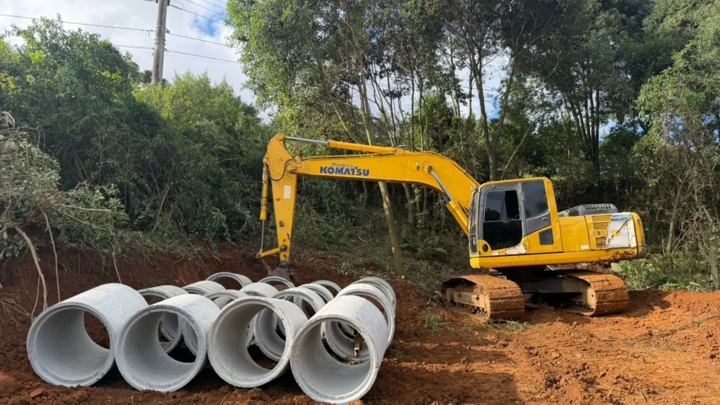 Obras para nova rótula na rodovia Honorino Moro já estão em andamento