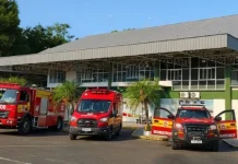 Corpo de Bombeiros de Salto Veloso muda de endereço e passa a atender em nova estrutura Corpo de Bombeiros de Salto Veloso muda de endereço e passa a atender em nova estrutura