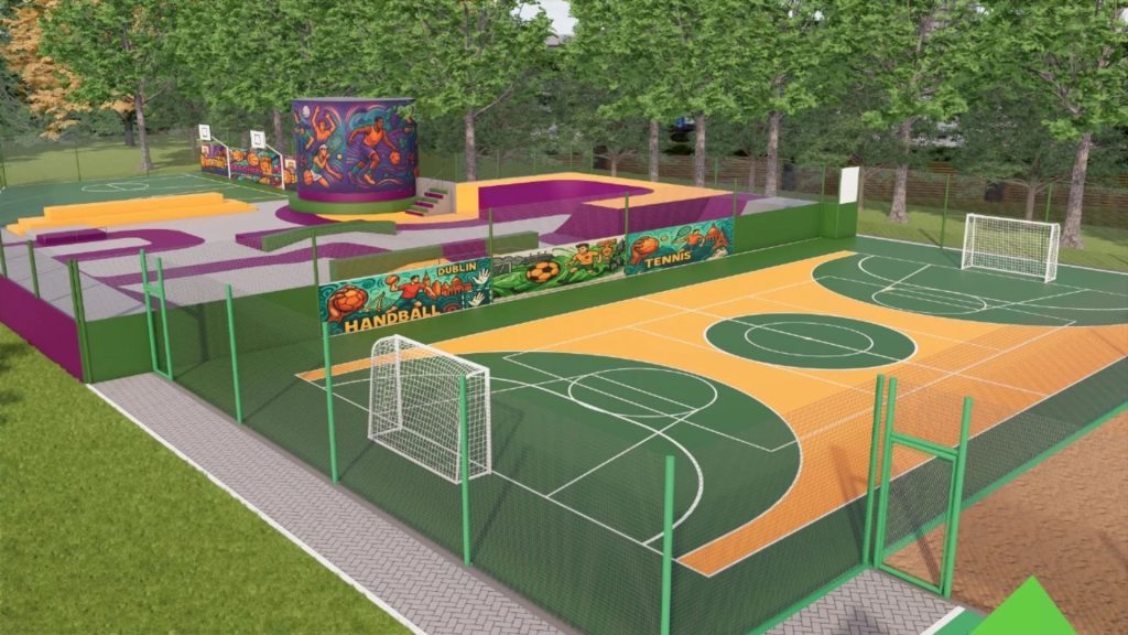 Parque do Rio do Peixe passa por revitalização de quadras e pista de skate