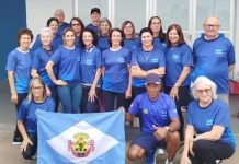 Videira leva 25 atletas da terceira idade para os JASTI em Joinville Videira leva 25 atletas da terceira idade para os JASTI em Joinville