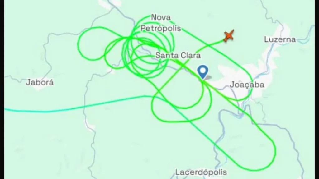 Movimentação aérea incomum chama atenção no Meio-Oeste de SC
