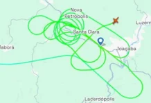 Movimentação aérea incomum chama atenção no Meio-Oeste de SC Movimentação aérea incomum chama atenção no Meio-Oeste de SC