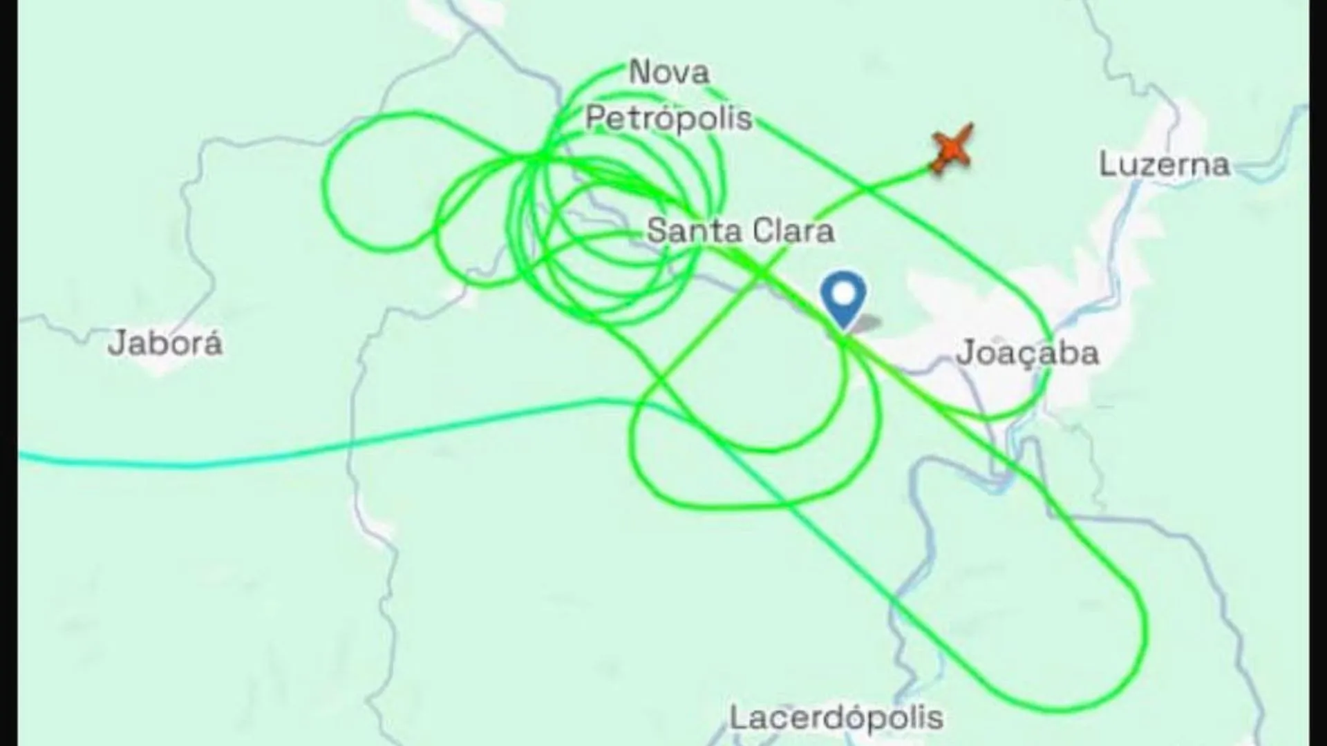 Movimentação aérea incomum chama atenção no Meio-Oeste de SC