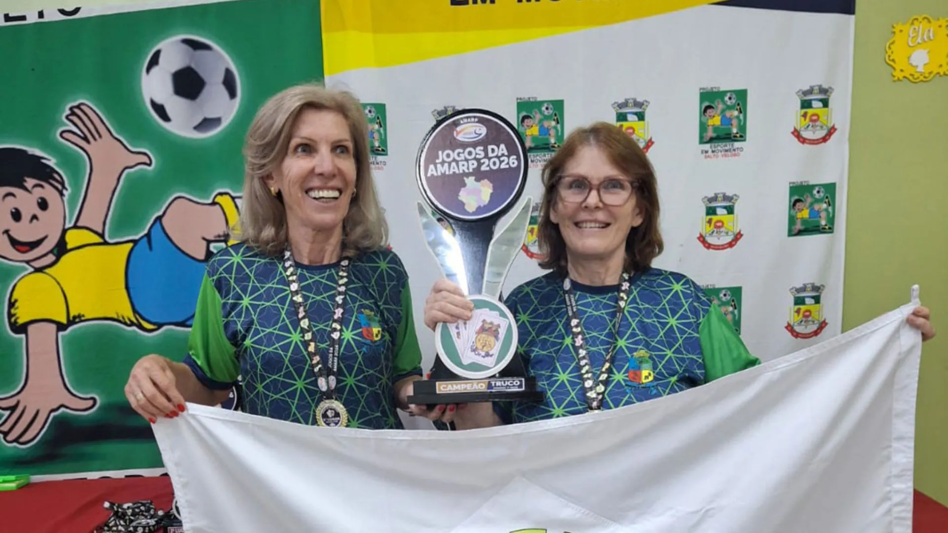 Pinheiro Preto conquista ouro e prata nos Jogos da AMARP