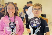 Xadrez de Videira conquista ouro e bronze na etapa da AMARP Xadrez de Videira conquista ouro e bronze na etapa da AMARP