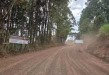 Trecho entre Treze Tílias e Arroio Trinta é novamente interditado Trecho entre Treze Tílias e Arroio Trinta é novamente interditado