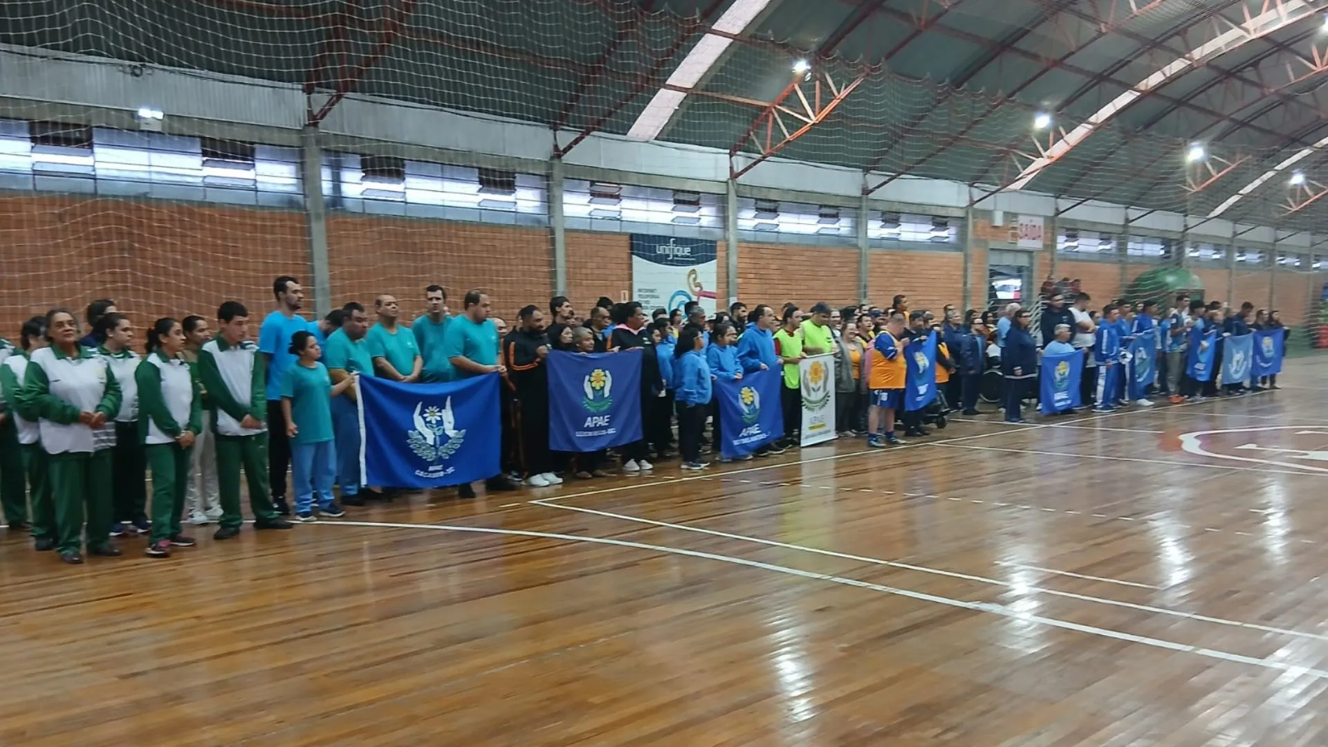 Videira reúne cerca de 140 atletas no 2º Festival Paradesportivo regional