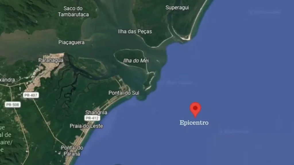 Tremor de terra é registrado no litoral do Paraná e assusta moradores