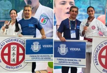 Videira conquista duas medalhas no Campeonato Catarinense de Karatê Videira conquista duas medalhas no Campeonato Catarinense de Karatê