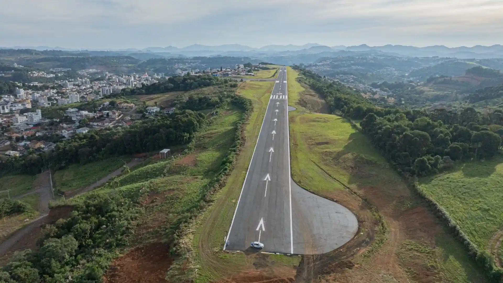 Repavimentação é concluída e Aeroporto Ângelo Ponzoni retoma operações em Videira