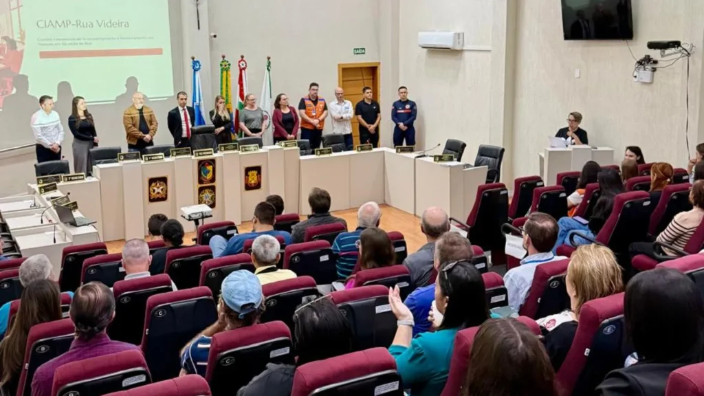 Audiência pública debate população em situação de rua em Videira