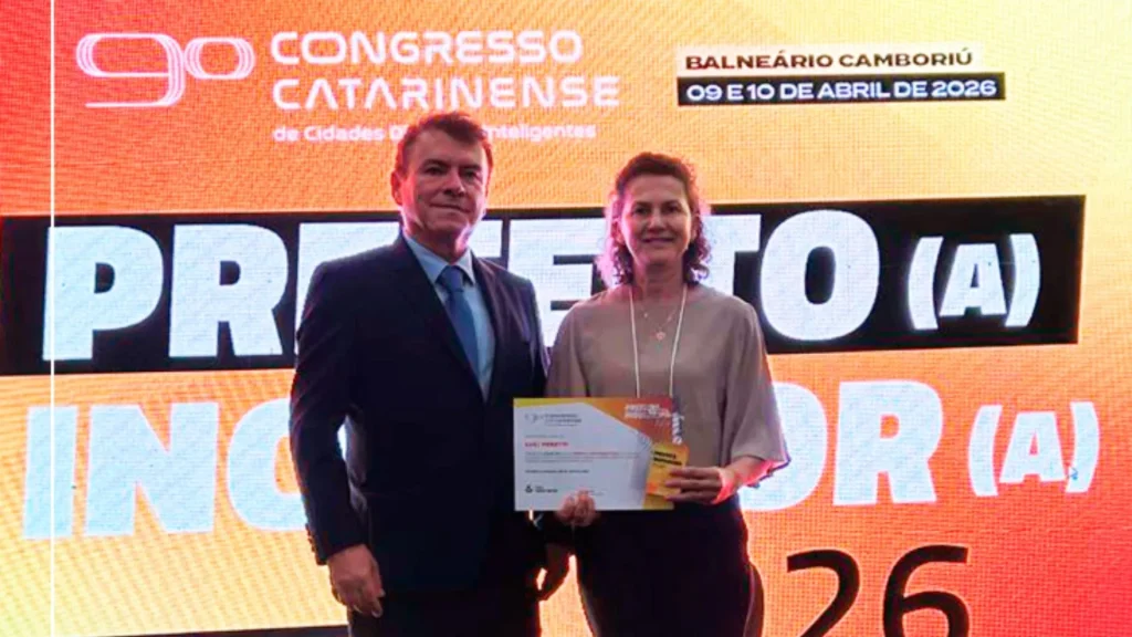 Iomerê é destaque e recebe título de Prefeita Inovadora 2026