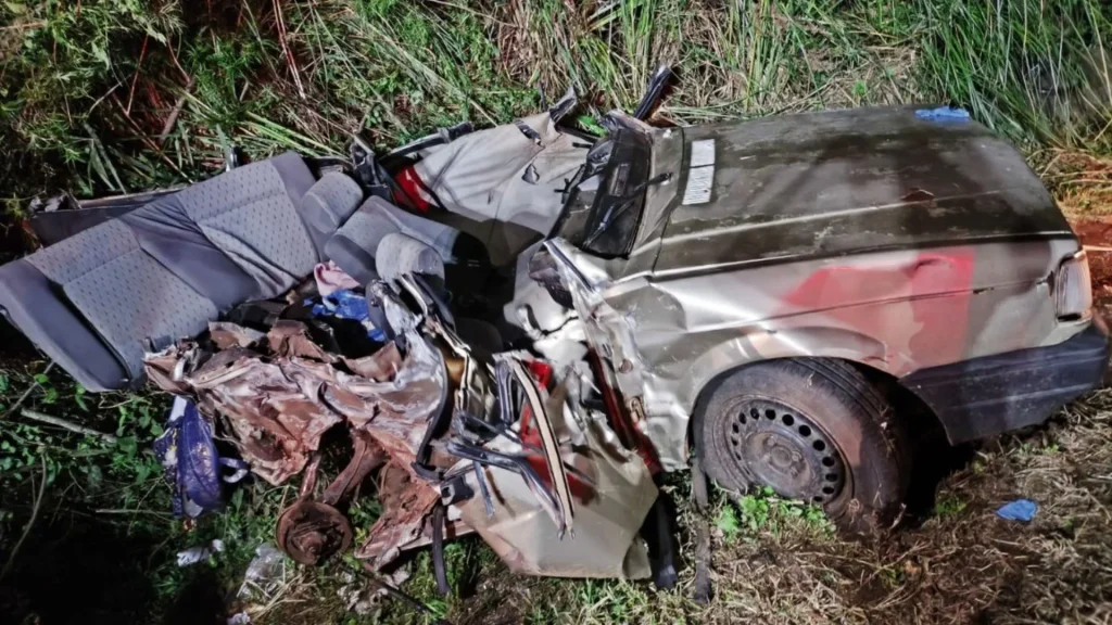 Mulher e bebê morrem em grave acidente na BR-282 em SC