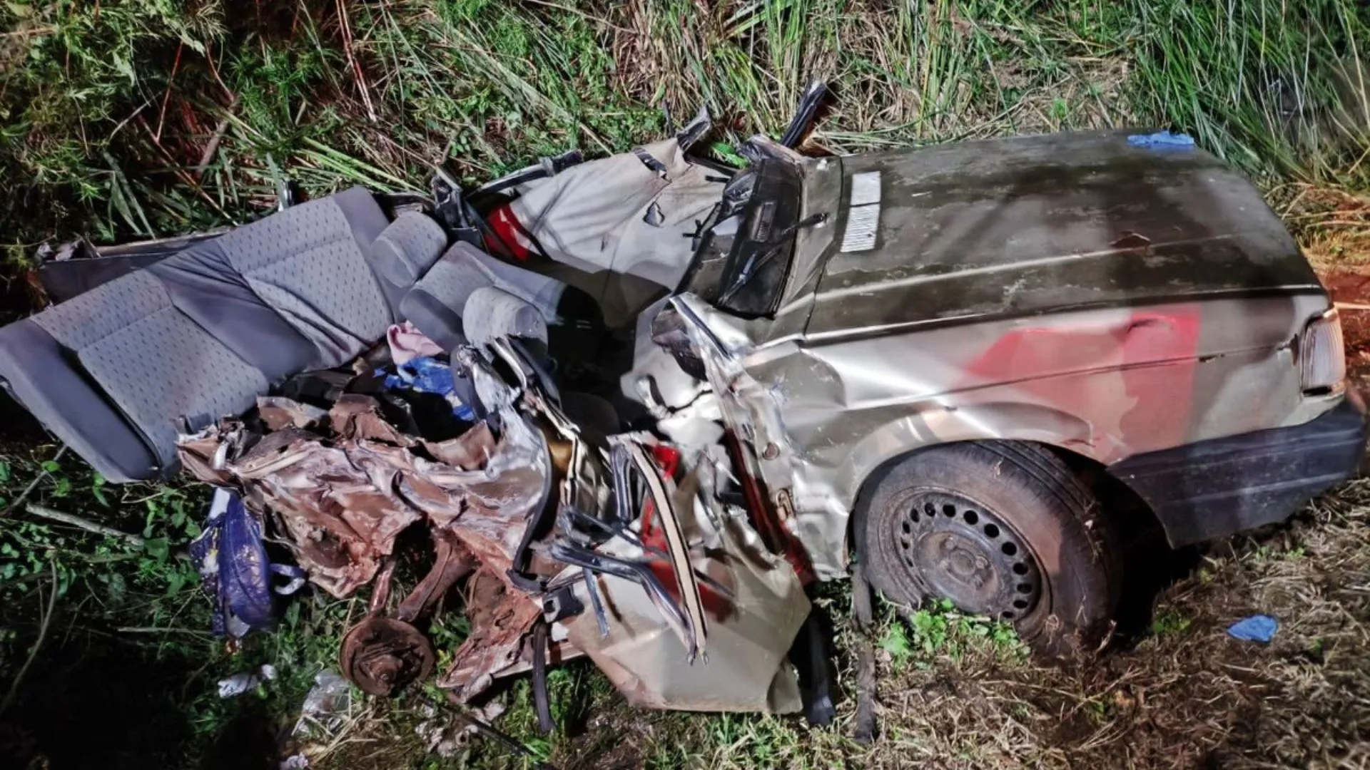 Mulher e bebê morrem em grave acidente na BR-282 em SC