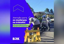 Obras de esgoto avançam em Caçador com mudanças no trânsito Obras de esgoto avançam em Caçador com mudanças no trânsito