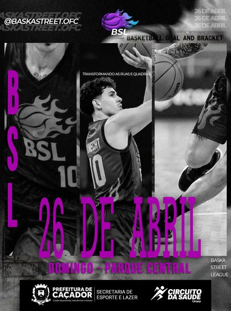 Parque Central terá basquete e cultura urbana em Caçador