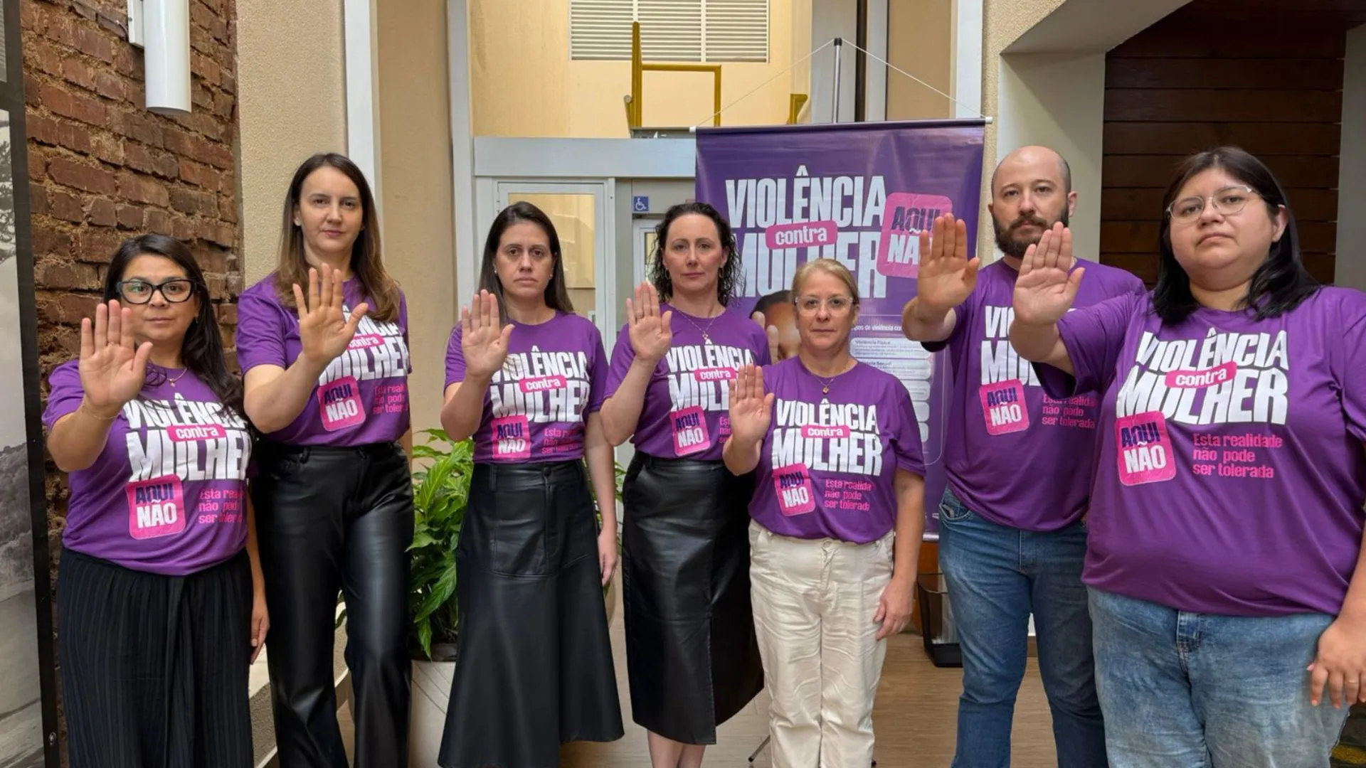 ACIC participa da campanha “Aqui Não” pelo fim da violência contra a mulher