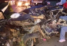Carro de Curitibanos se envolve em acidente fatal na BR-116 Carro de Curitibanos se envolve em acidente fatal na BR-116