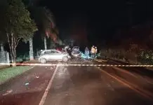 Acidente na SC-355 entre Videira e Iomerê deixa cinco mortos Acidente na SC-355 entre Videira e Iomerê deixa cinco mortos