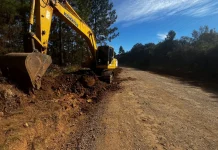 Iniciadas as obras de pavimentação na Linha Adolfo Konder Iniciadas as obras de pavimentação na Linha Adolfo Konder