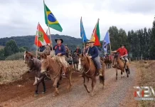 Cavalgada celebra tradição Gaúcha em Caçador no fim de semana Cavalgada celebra tradição Gaúcha em Caçador no fim de semana