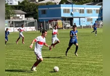 Caçadorense vence Caravaggio na primeira partida da final Caçadorense vence Caravaggio na primeira partida da final