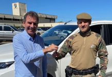 Cobalchini destina viatura para a Polícia Militar Ambiental Cobalchini destina viatura para a Polícia Militar Ambiental