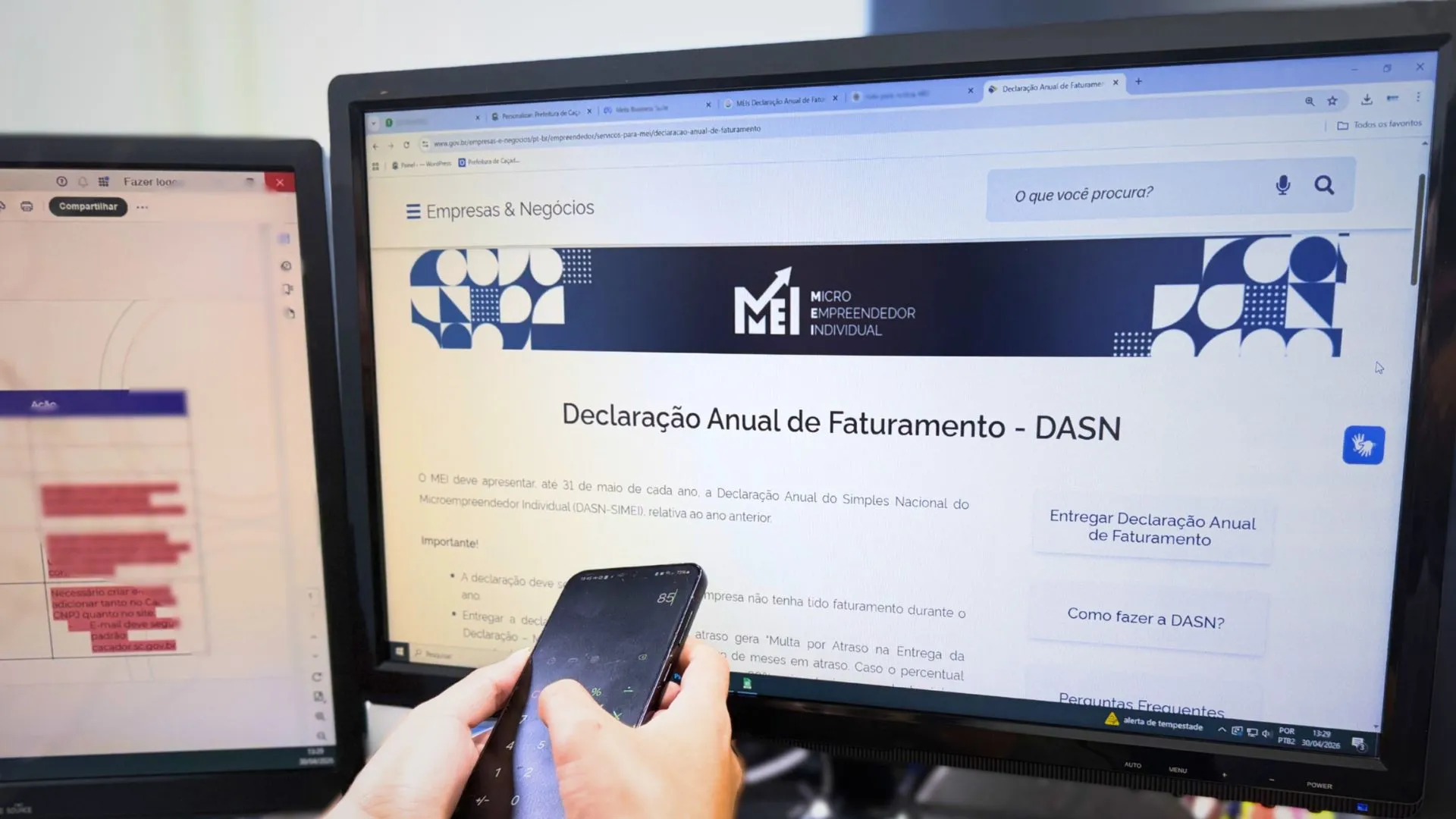 Prefeitura de Caçador orienta MEIs sobre prazo da Declaração Anual