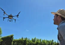 Epagri estuda técnicas de pulverização com drone em Videira Epagri estuda técnicas de pulverização com drone em Videira