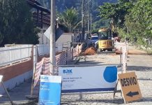 Obras de esgoto avançam em Caçador com mudanças no trânsito Obras de esgoto avançam em Caçador com mudanças no trânsito
