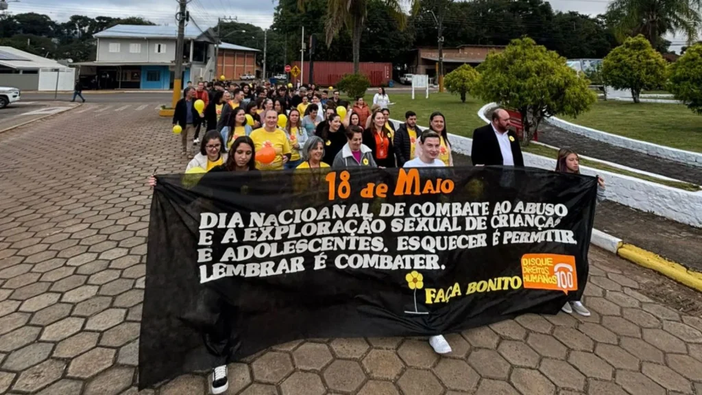 Caminhada reforça combate ao abuso infantil em Ibiam