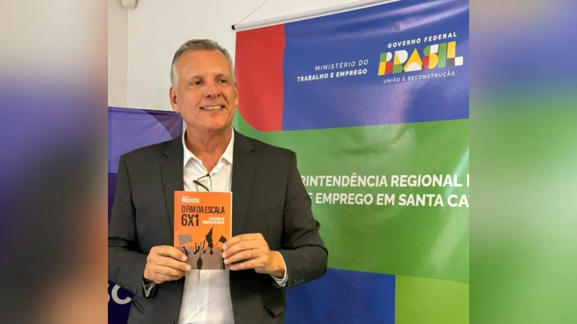 Caçador recebe debate sobre fim da escala 6x1 e lançamento de livro