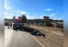 Acidente na BR-282 deixa morto e feridos em Ponte Serrada Acidente na BR-282 deixa morto e feridos em Ponte Serrada