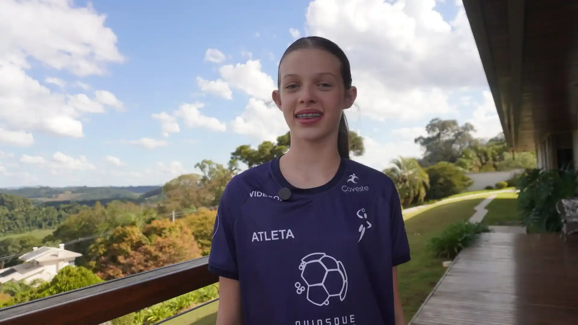 Maria Clara vai representar Videira no Campeonato Brasileiro Sub-12 de Handebol