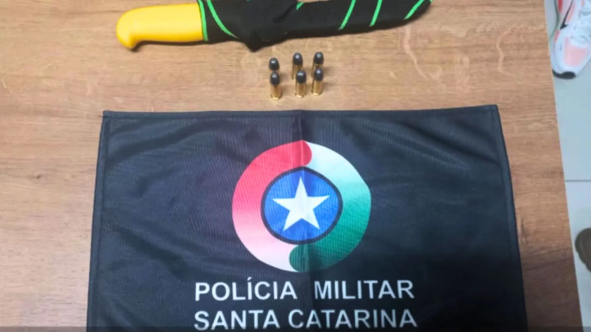Polícia Militar prende homem por ameaça e porte de munição em Salto Veloso