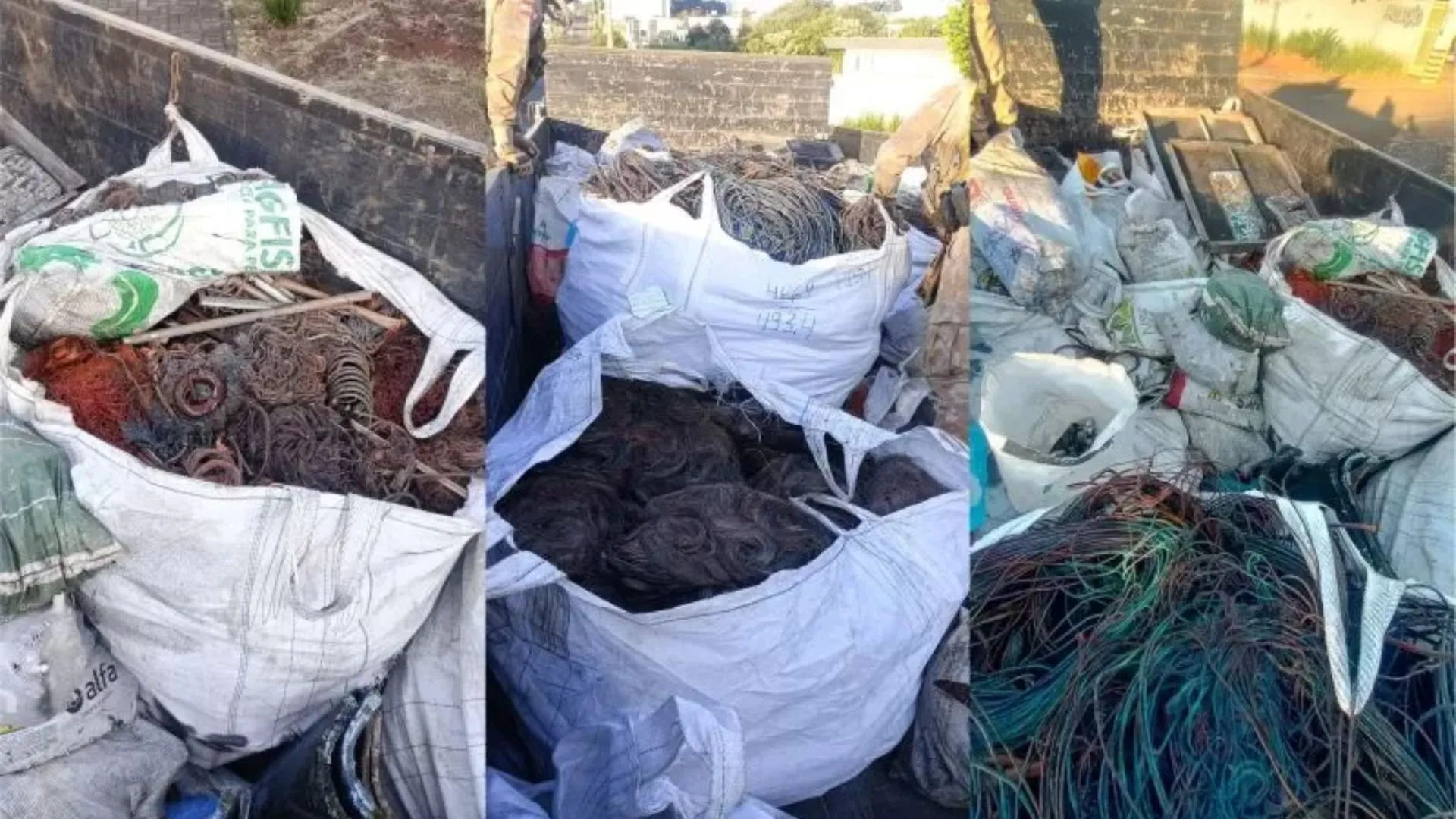 Polícia Militar apreende 4 toneladas de cobre suspeito no Oeste de SC