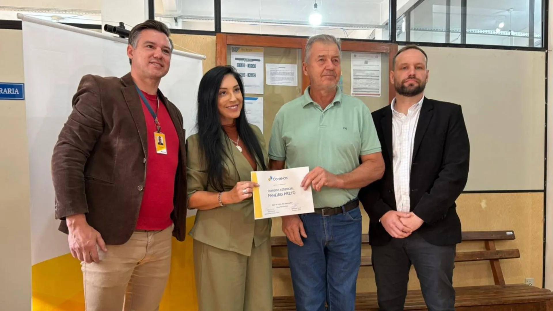 Novo posto dos Correios começa a funcionar em Pinheiro Preto
