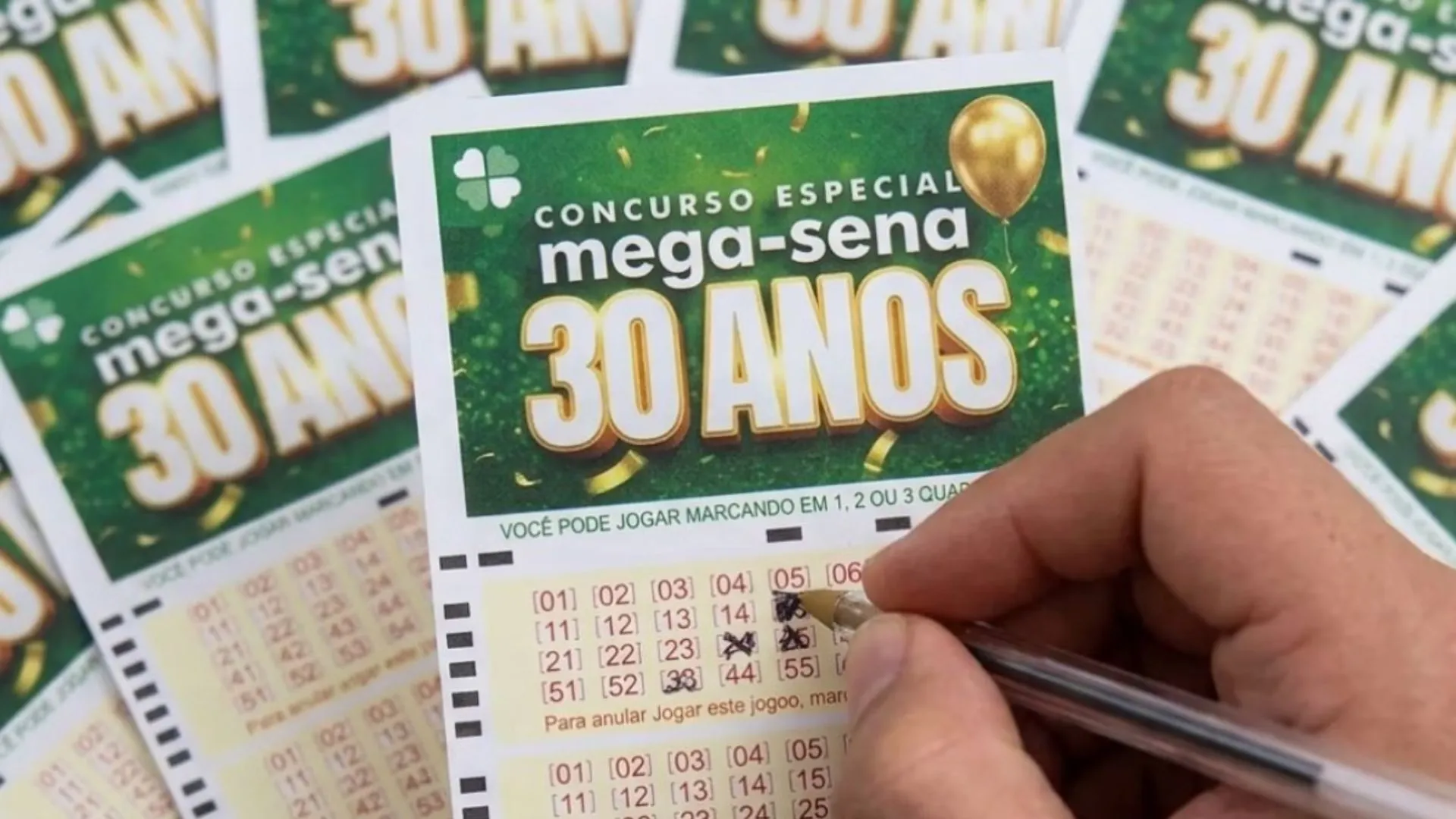Mega-Sena 30 anos aumenta prêmio para R$ 200 milhões