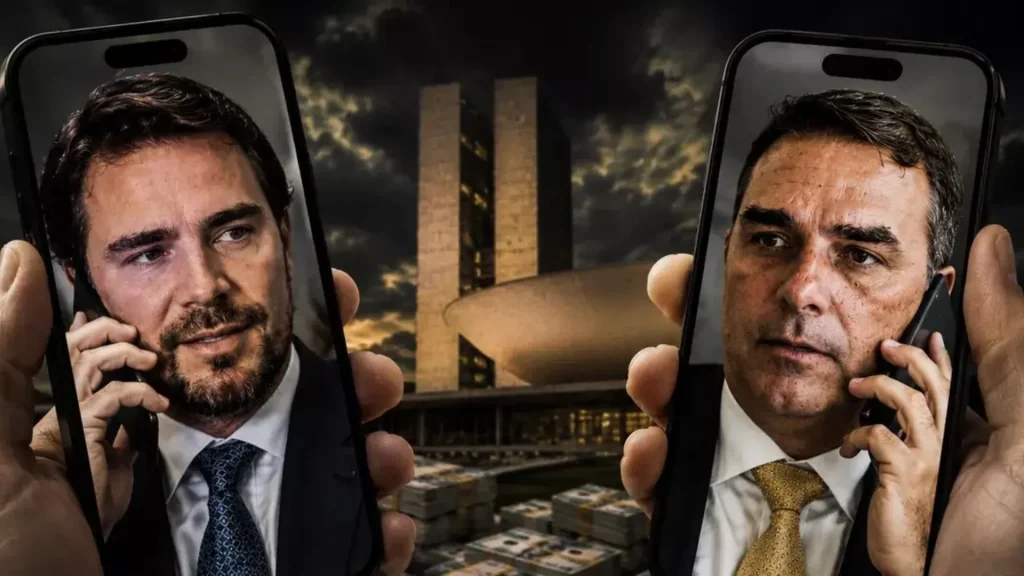 Ouça o áudio de Flávio Bolsonaro pedindo dinheiro a Vorcaro