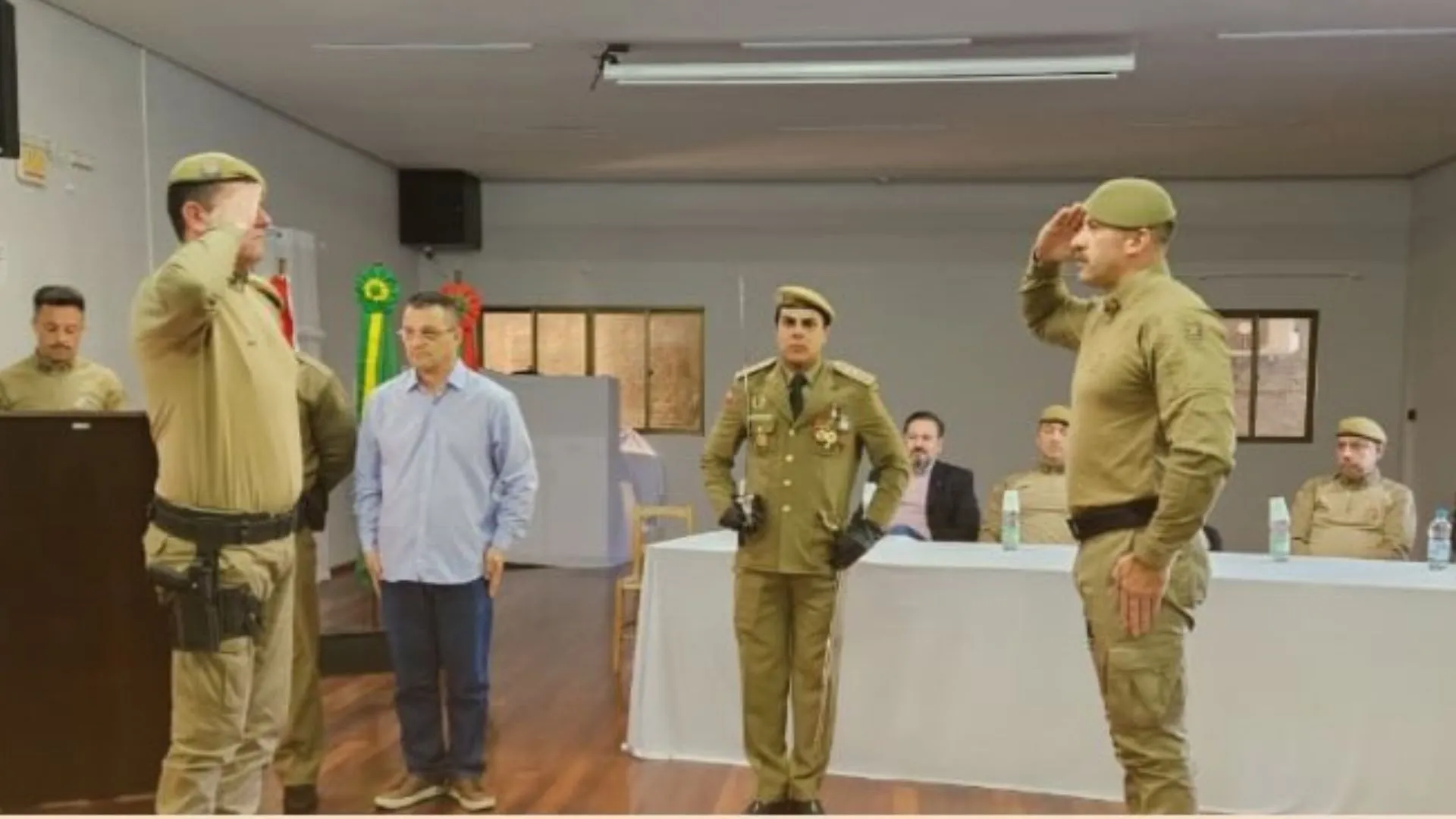 Passagem de comando marca nova fase na Polícia Militar de Tangará