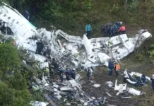 Justiça condena Chapecoense por morte de jornalista na tragédia aérea de 2016 Justiça condena Chapecoense por morte de jornalista na tragédia aérea de 2016