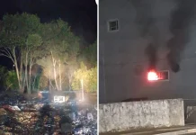 Dois incêndios mobilizam Bombeiros em menos de oito horas em Lebon Régis Dois incêndios mobilizam Bombeiros em menos de oito horas em Lebon Régis